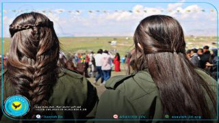 إقامة حفل جماهيري بمناسبة 8 آذار اليوم العالمي للمرأة Gel Şahiyek hate li darxistin bi bûneya 8 ê adarê roja jinên cîhanî