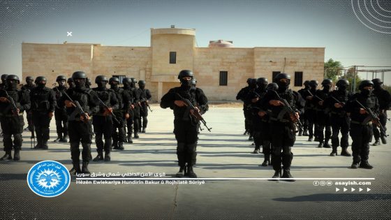 تخريج دفعة جديدة لقوى العمليات من مدرسة الشهيدة “فاطمة خابور” Li Dibistana Şehîd Fatime Xabûr dewreyek nû ya hêzên operasyonê bi dawî bû