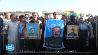 تل تمر تودّع الشهيدين محمود نعمان وأحمد المحمد في مراسم مهيبةTil Temer xatir ji Şehîd Mehmûd Noman û Ehmed El-Mihemed bi merasîmek bi heybet de xwest