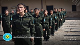 تخريج دورة جديدة في أكاديمية “الشهيدة هيرا وان الخاصة بقوات امن داخلي المرأة Dewreyeke perwerdeyî ya nû li ekadimiya ” şehîd Hîra wan _ ” ya taybet bi hêzên ewlekariya hûndirîn jin bi dawî bû